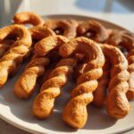 Peanut Butter Candy Cane Cookies for Dogs