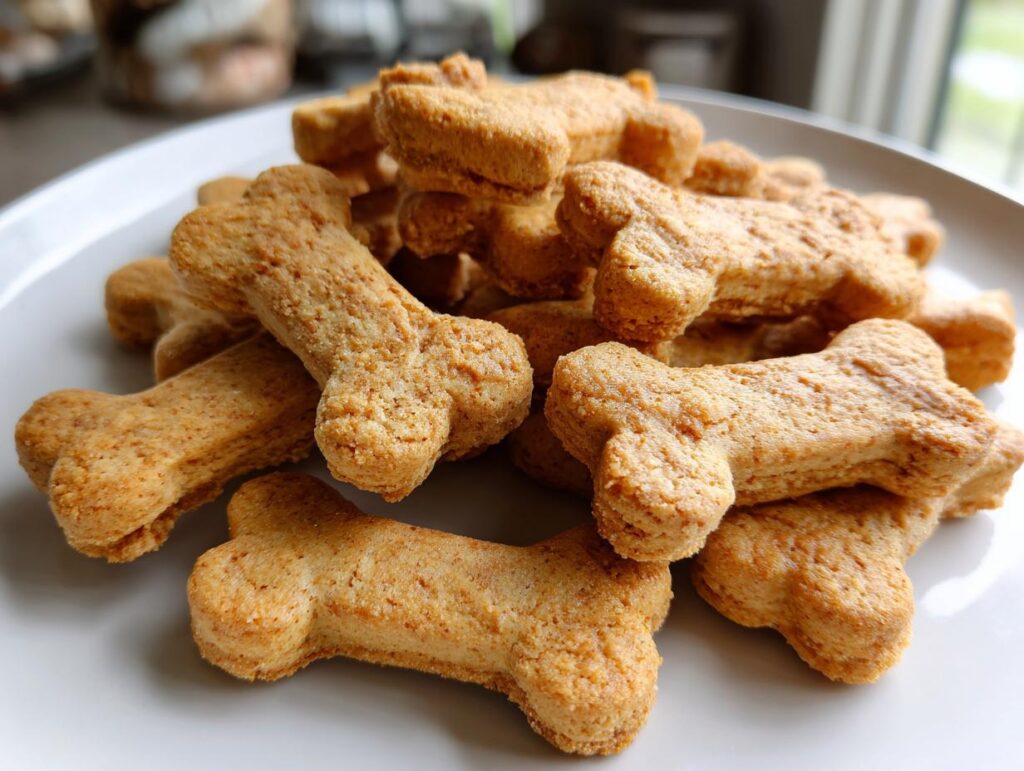 Peanut Butter Chicken Broth Dog Treats